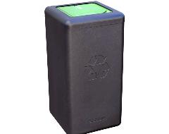 CIRCULAIRE AFVALBAK BRICKBIN ORGANIC WASTE 65 LTR ZWART/GROEN CIRCULAIRE AFVALBAK BRICKBIN ORGANIC WASTE 65 LTR ZWART/GROEN